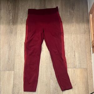 Lululemon Athletica Red Leggings